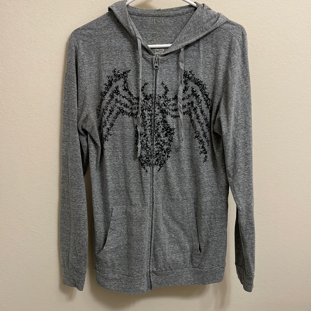 Marvel Brand Medium Grey Spider-Man Jacket